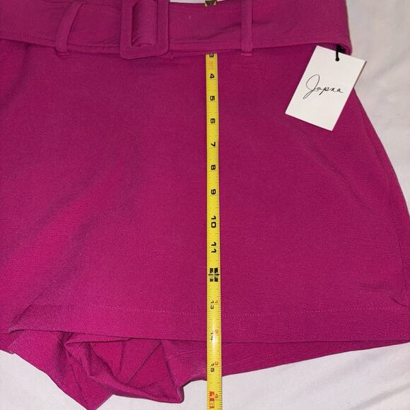 Japna Skort Womens Medium Hot Pink Skirt Shorts Wrap Corp Preppy Twee NWT - Picture 8 of 9